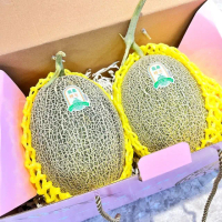 【舒果SoFresh】台灣極光哈密瓜2入禮盒(2入/盒/2.4kg)