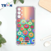 TRON 三星 A33 5G 炫彩玫瑰花朵 四角防摔載具殼 軟殼 手機殼