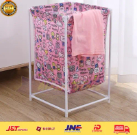 keranjang baju kotor lipat karakter motif lucu laundry bag