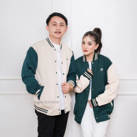 PLATINUM WORLD Jacket Varsity Polos Outerwear Varsity Jacket Baseball East Team Fleece Black Q1 Fit 