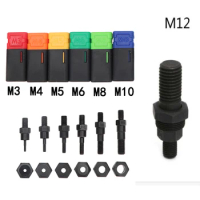 M3/M4/M5/M6/M8/M10/M12 Rivet Nut Head Premium Automatic Rivet Tool Set Rivet Nut Tool Rivet Tool Upholstery Tools Staple Gun