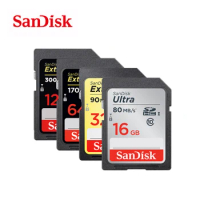 SanDisk Extreme Pro Memory Card SDHC/SDXC SD Card 512GB 256GB 128GB 64GB 32G Class10 U1 U3 4K 16G memoria Flash Card for Camera
