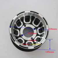 8 inch Bearing wheel hub ATV Aluminum rims use19X7.00-8 tyre 20x7-8 21x7-8 vacuum tires fits Go-kart four motorcycle