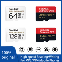 SanDisk High Endurance Video Monitoring Extreme Pro TF Card 128GB 64GB 32GB 256GB MicroSD for car phone memory SDHC/SDXC
