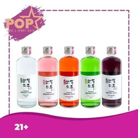 Premium Soju Andong Soju Original Peach Green Grape Import Korea 360ml Blueberry
