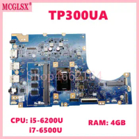 TP300UA with i5 i7-6th Gen CPU 4GB-RAM Laptop Motherboard For ASUS TP300U TP300UAB Q302UA Notebook Mainboard 100% Tested OK