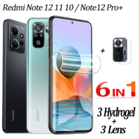 Redmi Note 12 Hydrogel Film for Note12 Pro Screen Protector For Xiaomi Redmi Note 10 10S 11 12 Film Redmi Note 12 Pro Plus 5G