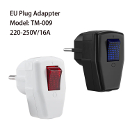 {INTO OU}   3pcs Schuko Plug Rewireable Power Plug with Switch Germany Standard 250V Electrical Schu