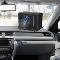 Adjustable 12V 60W Car Air Conditioner Cooler Cooling Fan Water Ice Evaporative Cooler Portable