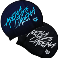 arena 泳帽 舒適矽膠泳帽 防水耐用游泳帽 男女長髮大號護耳泳帽(ASS4602)