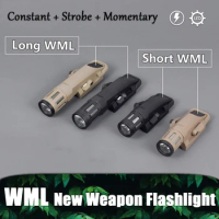 Tactical WML X GEN2 Weapon Gun Light Airsoft Rifle Strobe LED Torch For 20mm Rail AR15 AK47 Hunting Adjustment Flashlight X300
