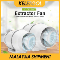 Exhaust Fan 4 inch 6 inch 8 inch Diagonal Flow Pressurized Duct Fan Wall Window Ventilate Kitchen Ba