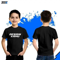 Kaos Tshirt Baju Murah Combed 30 Distro KiDS ANAK KECiL Desain LOGO TULiSAN FOTO GAMBAR NAMA sablon 
