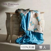 【BBL Premium】100%天絲印花鋅力綿涼被-英倫時尚(雙人)
