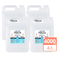 【派頓】潔康 75%酒精X4桶(4000ml/桶 乙類成藥)