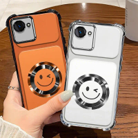 Suitable for[realme C30S,C30,realme C33,C31] phone case TPU Anti-drop Anti-slip Smiling face Anti-fi