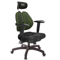 【GXG 吉加吉】兩軸枕 摺疊滑面扶手 雙背美臀椅(TW-2534 EA1J)