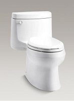 【麗室衛浴】美國 KOHLER活動促銷 Cimarron單體馬桶 K-5697T-C-0 五級旋風沖水力超強 附緩降馬桶蓋