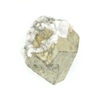 Beautifully natural crystalline chunk of pyrite ore mineral specimens perfect crystal face bright ornaments favorites kys17