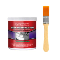 100ml Auto Anti-rust Paste Multi-purpose Rust Converter Water-Based Long Lasting Rust Removal Agent with Brush for Car Auto Use