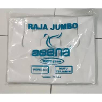 Kantong Plastik kresek jumbo hitam - merah loco raja jumbo 50 | plastik kresek jumbo uk 50x75 cm | k