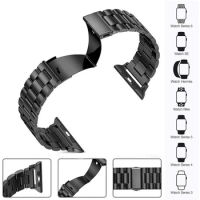 Metal Strap For Apple Watch Band 44mm 45mm 42mm Stainless Steel Wristband For IWatch Series 7 6 5 3 SE 8 9 Ultra 49mm