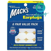 Mack's Earplugs 黏土耳塞 (6入) #00007【APP下單9%點數回饋】
