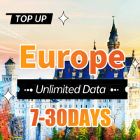Europe &amp; UK Prepaid 4G SIM Card High Speed Unlimited Data for Turkey Italy France Germany Spain Switzerland Poland support eSIM