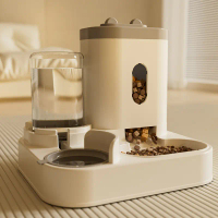 Cat and dog water dispenser, automatic cat food feeder, cat and dog bowl, food storage container, do