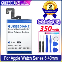 GUKEEDIANZI Battery 6th 350mAh For Apple Watch Series 6 S6 series6 40mm A2345 Batteries