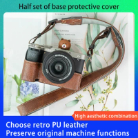 For Sony A7C protective case a7c2 camera cover base a7cr camera bag handmade PU leather case