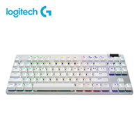 Logitech 羅技 Pro X LIGHTSPEED 無線機械式TKL遊戲鍵盤 茶軸中文-白送電競滑鼠墊【原價6990】