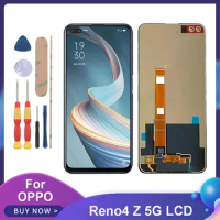6.57'' For Oppo Reno4 Z 5G LCD Display Touch Screen Digitizer Assembly Oppo Reno4 Z Reno 4Z 5G LCD Screen Replacement With Frame