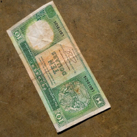 UANG KERTAS HONGKONG KUNO TAHUN 1991