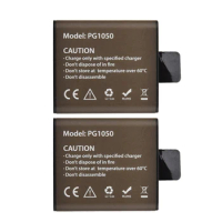 2pcs 1050mAh Action Camera Rechargeable Battery For EKEN H9 H9R H3 H3R H8PRO H8R SJ4000 SJCAM SJ5000 M10 SJ5000X batteries
