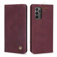 Case Untuk Samsung A32 5G Genuine Pola Casing Super PE Leather Cover Full 360 Degree TPU Waterproof 