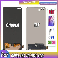 6.43"Original For Oppo A93 4G 2020 LCD Display Touch Screen Replacement Digitizer with Fingerprint For Oppo A93 CPH2121 Display