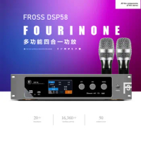 New M5 home KTV audio set complete set of karaoke machine wireless microphone reverb amplifier amplifier Four-in-one machine