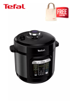 Tefal Tefal Home Chef Fast Cooking Smart Electric Multi Pressure Cooker 6L CY601D65 with 15 Pre-Set Programs and Safe Pressure Release Button Function