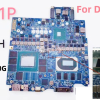Motherboard LA-J521P is suitable for DELL notebook M17 R3 CPU:I7-10750H RTX 2060/RTX 2070 100% test OK before shipment