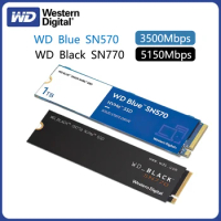 Western Digital SN570 NVMe SSD 2TB 1TB 500GB 250GB PCIe3.0*4 ,WD BLACK SN770 PCIe4.0 M.2 2280 Internal Gaming Solid State Drive