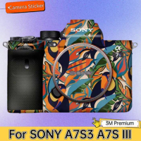 For SONY A7S3 A7S III Camera Sticker Protective Skin Decal Vinyl Wrap Film Anti-Scratch Protector Coat A7S Mark 3