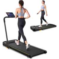 2.25HP 2 in 1 Folding Treadmill With Remote Control Electrical Sports Treadmill Foldable Workout Equipment Running Machine Home