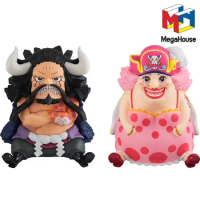 Megahouse Look Up Series One Piece Kaido Charlotte Linlin Collectible Anime Action Figure Kawaii Model Toys