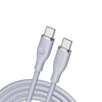 สายชาร์จ รุ่น MOSS USB-C TO USB-C [1.8M/6FT/USB2.0/5A-100W] สีเทา