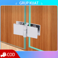 Engsel Tanam Kaca Jepit Paduan Seng 90/180 Untuk Kaca 5-8mm Engsel Pintu Kaca Lemari