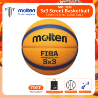 Molten Street Basketball 3x3, PU leather basketball, free basketball rack included.