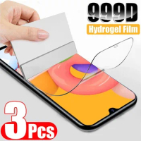 3PCS Hydrogel Film For Vivo Y21S Screen Protector For Vivo Y31 Y21 Y20 Y20S Y20i Y53S Y33S Y12S Y11S Protection Film Cover