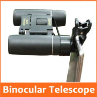10 Outdoor Travel Concert 10 Times Student Camping Telescope Binoculars pocket Birthday Gift Telescope with Phone Adapter Mount