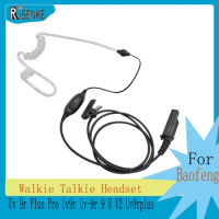 RISENKE UV-9R Uv9r Plus UV-9R pro GT-3WP BF-9700 BF-A58 R760 UV-XR Earpiece for Baofeng Radio Walkie Talkie Accessories Headset